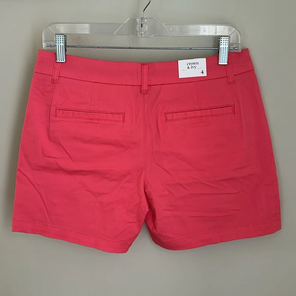 crown & ivy Women's Coral Shorts - Picture 5 of 7